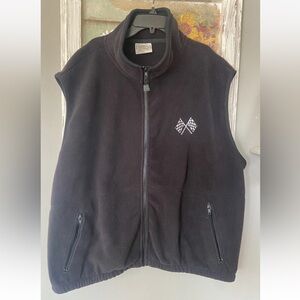 Timberline Colorado XXL Full Zip Fleece Vest Black Racing Checkered Flag